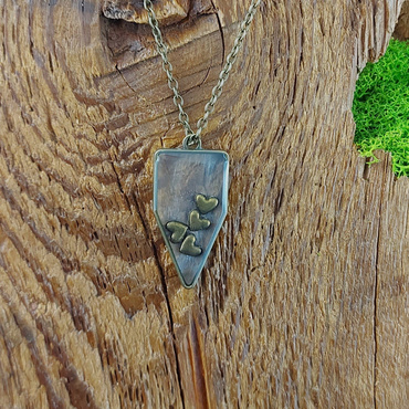 Wisiorek z 4 serduszkami